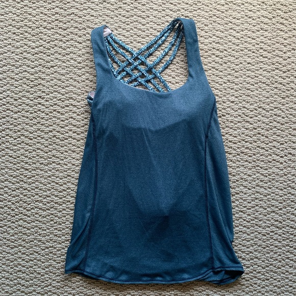 lululemon athletica Tops - Lululemon open back tank with sports bra